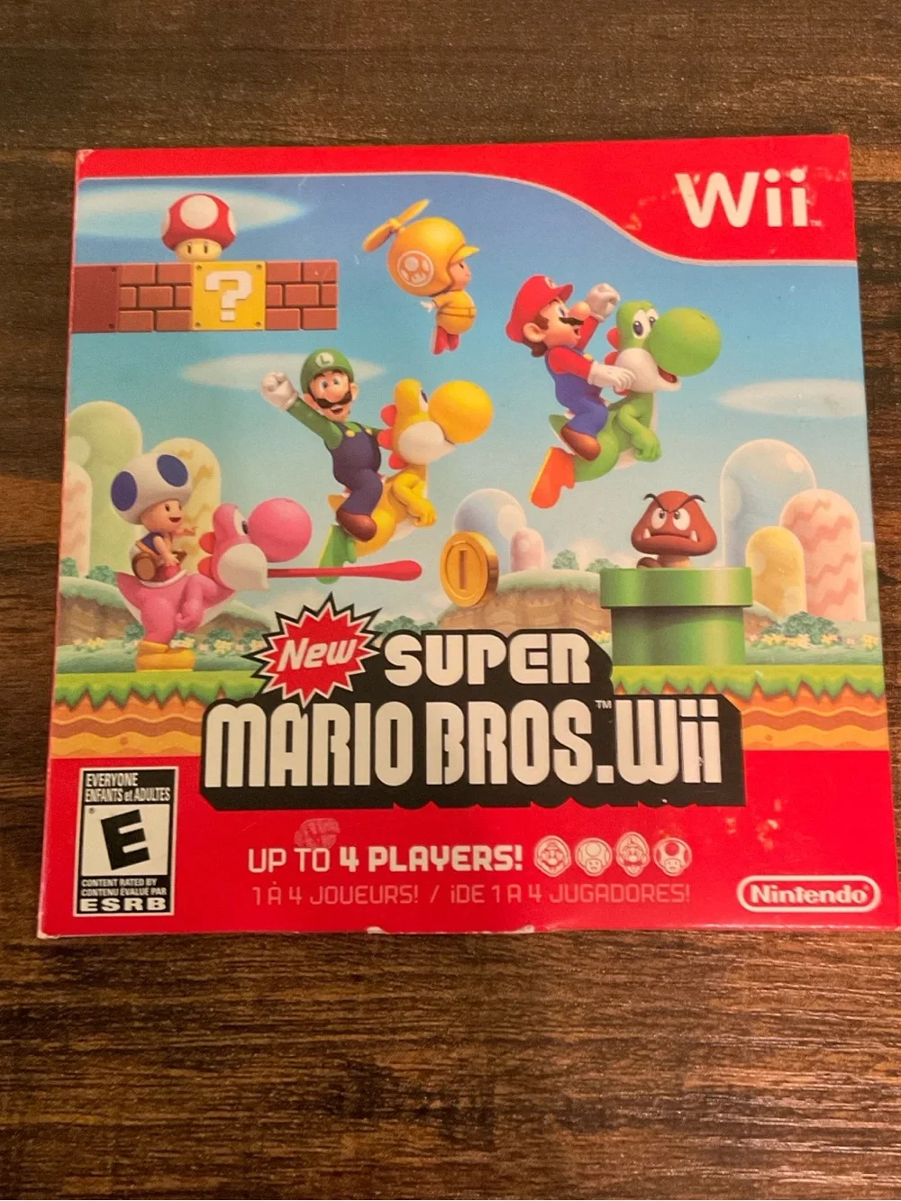 Nintendo Wii New Super Mario Bros.game and sleeve perfect condition